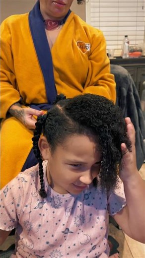 Daughter tells mom she doesn’t like her new hairstyle for school #shorts