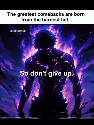 The moment you lose it all is the first time you’ll actually pay attention. When you have everything to lose, you play scared. When it’s already gone, you play to win. You aren't starting over; you're starting with the data you just paid for with your own stress. #mindset #motivation #mindfulwolf