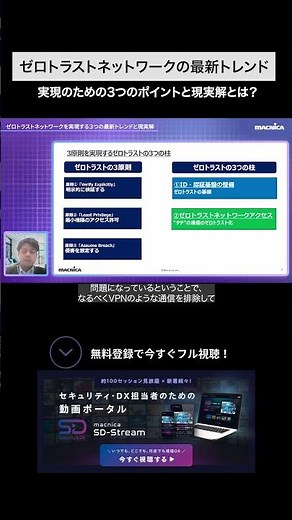 【ショート】ゼロトラストネットワークを実現する３つの最新トレンドと現実解