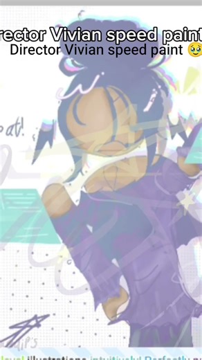 director Vivian speed paint | #roblox #robloxhackers #fyp