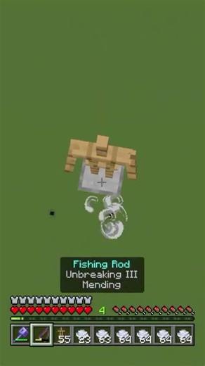 #minecraft #wemmbu wemmbu fishing rod trick