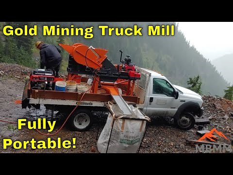 Complete Gold Mining Plant, Fully Portable On A Truck!!
