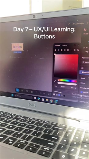 Buttons look small, but they control user action, so designers must be very intentional. Part 2 coming soon..😉 #ButtonDesign #MicroInteractions #DesignDetails #UserExperience