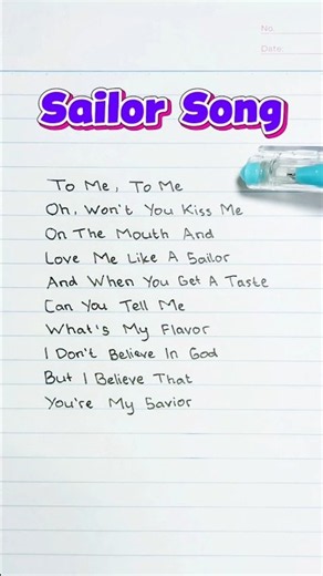 Gigi Perez - Sailor Song (Lyrics) | Viral Music | Viral Song #viral #song #american #music #shorts