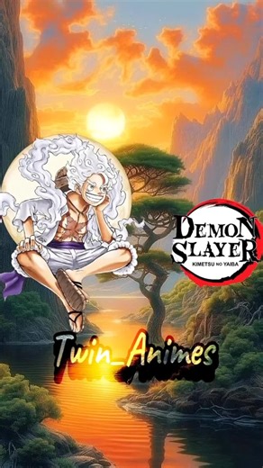 Luffy Vs Demon Slayer #Anime #Fyp #Viral #Demonslayer #Onepiece | Monkey D. Luffy One Piece