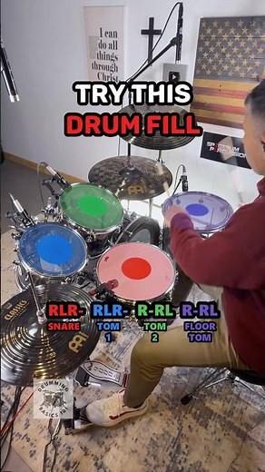 The Drum Fill Every Beginner Needs 🥁 #drums #drumming #tutorial