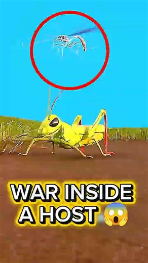 If You Ever See a Parasitic Wasp Attack😱