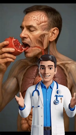 What Happens Inside Your Body When You Eat Pomegr#anatox #usa #uk #doctor #educationalai #facts #vee