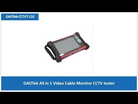 GAOTek All in 1 Video Cable Monitor CCTV tester