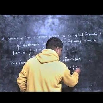 Recursive to explicit of sequence and series #shorts #maths