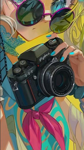 This is a drawing. I tried drawing a camera. #illustration #illustrationmaking #art