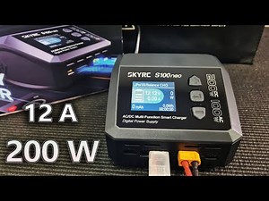 Compact, budget and with a built-in power supply. Charging SKYRC S100neo at 12A and 200W