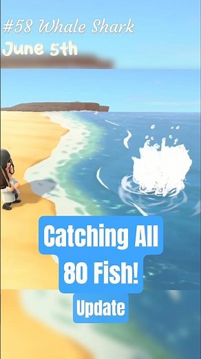 Catching All 80 Fish Update | June Week 1 Fishing Journey #animalcrossing