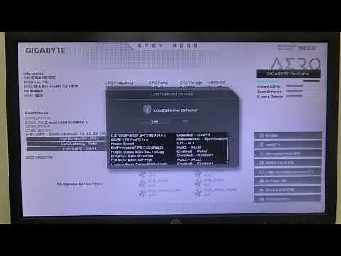 How To Reset Default BIOS Settings On Gigabyte AERO Series Motherboard