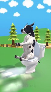 6.1K views · 11K reactions | Nick vs Cow go to the Toilet . . . . . . . #short #fun #funny #vairal #foryou #shortsvideo #animation #squidgamechallenge #scaryteacherfamily #squidgame #prank #skibiditoilet #vishnugurjar #scareteacher3d #prankvideo #granny #humor | Vishnu Gurjar | Facebook
