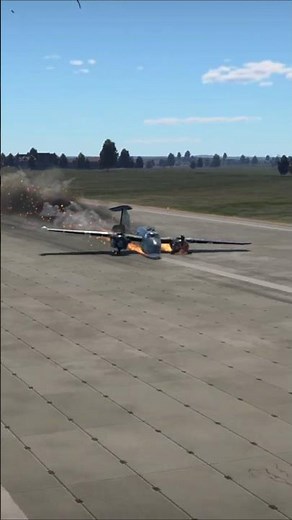 Terrifying Fighter Jet Crash Landing Caught on Camera!