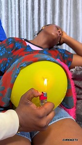 Exposed ballon pregnancy with lighter | Nolly Grace Tv