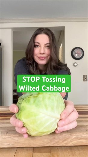 Using Up My Sad Cabbage Because NO Food Waste!