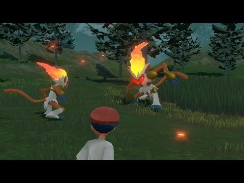 Pokemon Legend Arceus - Catching Alpha Infernape
