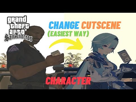 HOW TO CHANGE CHARACTER CUTSCENE IN GTA SAN ANDREAS (Easiest Way)