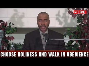 Pastor Gino Jennings [September 26, 2026]... Choose Holiness and Walk in Obedience