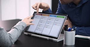 Scrum Agile Project On Convertible Hybrid Stock Footage Video (100% Royalty-free) 1100767315 | Shutterstock