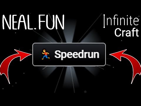 Speedrun to make Speedrun in Infinite Craft | Make Speedrun in Infinite Craft