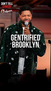 “Gentrified Brooklyn” 🎤: Derek Gaines (IG: thegreatboy) Your soap is a joke! Upgrade your personal care with Dr. Squatch #donttellcomedy #derekgaines #standupcomedy #standup #comedy #jokes #funny #brooklyn #nyc #gentrification | Don't Tell Comedy