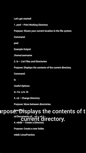 Linux Basics: Top 10 Commands in 50 Seconds #cybersecurity #linux #linuxadministration #hackertips
