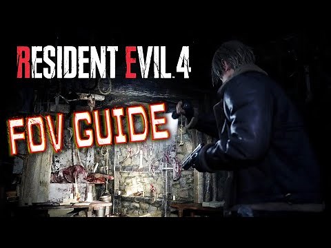 Resident Evil 4 Remake - Quick FoV Modification Guide - Commentary ( using Cheat Engine )