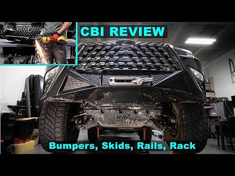 CBI Bumper, Full Skids, Rock Rails, and Roof Rack review on a 2022 GX460. Modifications required!