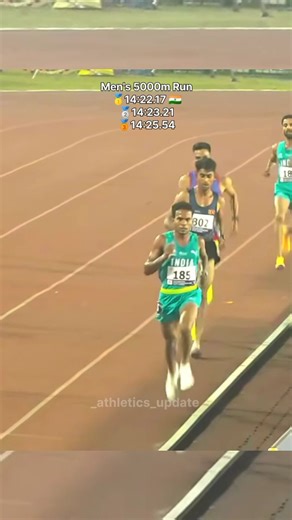 107K views · 3.7K reactions | Mens 5000m , 磊Prince kumar (IND) 賂Vicknaraj vaksha (SRI) 雷Mukesh bahadur P (NEP) 4th South Asian Senior Athletics Championships 2025 Ranchi, Jharkhand 24th to 26th October 2025 | Athleticsupdate | Facebook