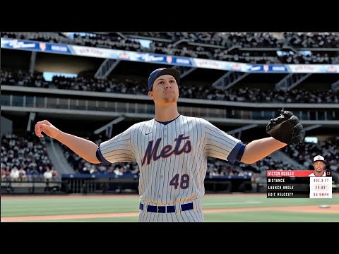 RBI Baseball 20 Gameplay - New York Mets vs Washington Nationals Full Game - PS4