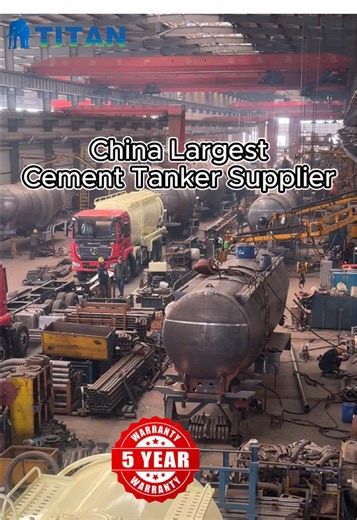 Cement Tanker Trailer Ready for Shipment