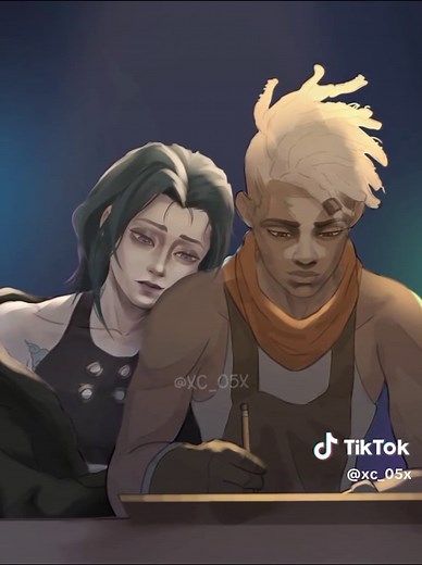 Jinx and Ekko Fanart Inspired by Timebomb