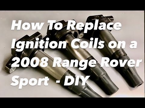 HOW TO REPLACE IGNITION COILS ON A 2008 RANGE ROVER SPORT MISFIRE CODES P0304,P0305,P0306 -EASY FIX!