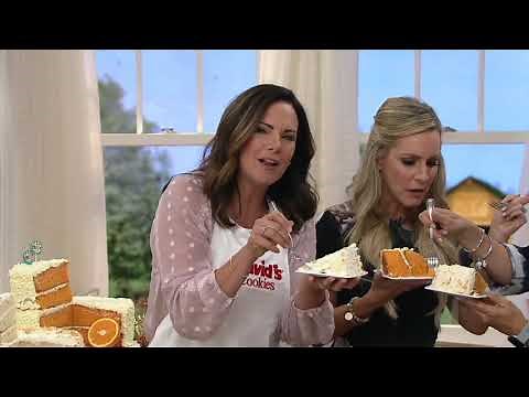 David's Cookies Coconut or Creamsicle Layer Cake on QVC