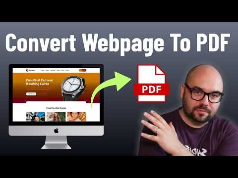 Convert Webpage to PDF (Free Google Chrome Tool)