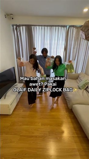 Banyak yang udah pake Olaif Daily Ziplock Bag, ayo cobain di rumah 😊#plastikklipmakanan