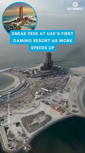 The UAE’s first gaming resort is taking shape! Here’s the latest on the Wynn Casino project in RAK. 🎥: Rich Properties / TikTok #gulfmoments #wynncasino #uae #gaming #casino #rak | GulfMoments