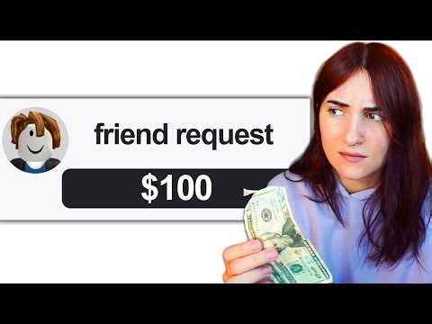 can you actually buy a friend on roblox?
