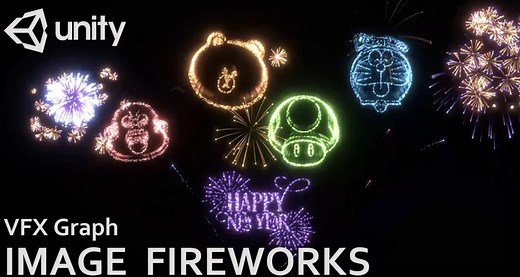 Unity VFX Graph - Image Fireworks by Eric Wang_Unity VFX Artist