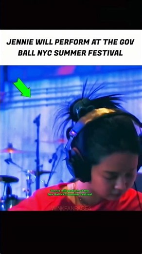 Jennie perform at govballnyc☺️ #jennie #jennieshorts #shorts #shortsfeed #fypシ #fypシ゚viral