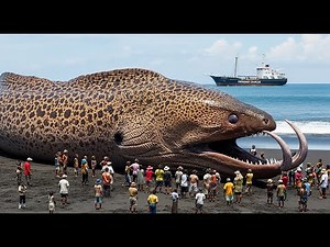 Catching a 40-ton giant moray eel in volcanic caves