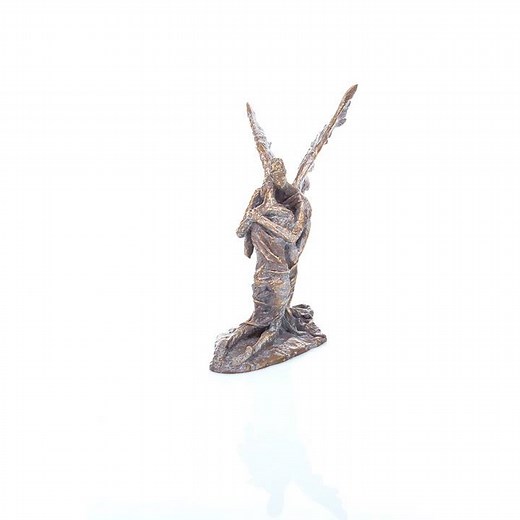 Sakrale Kunst von Strassacker - Tröstender Engel aus Bronze