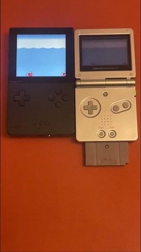 Analogue Pocket vs Game Boy Advance SP - Side-by-Side Screen Comparison #analogue #handheld