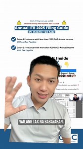 Freelancer Annual ITR 2025 Filing Guide 📍 Freelancers BIR Tax Compliance Support Group #freelancer #virtualassistant | George Mikhail Aurelio
