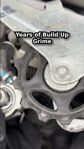 Years of Grime Gone in Minutes 🤯 Shimano Acera Derailleur Restoration #bikeclean #bikefix #mtb