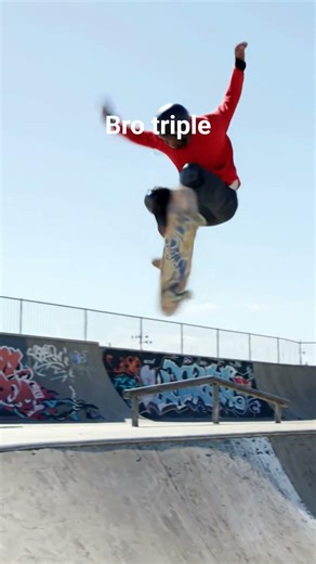 triple backflip on the skateboard