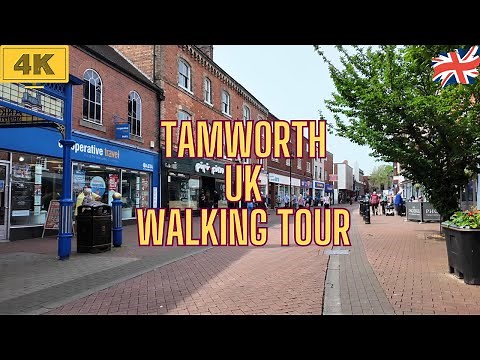 Tamworth Town : A Walking Tour | See the Town Through Fresh Eyes! | 4K | May 2024